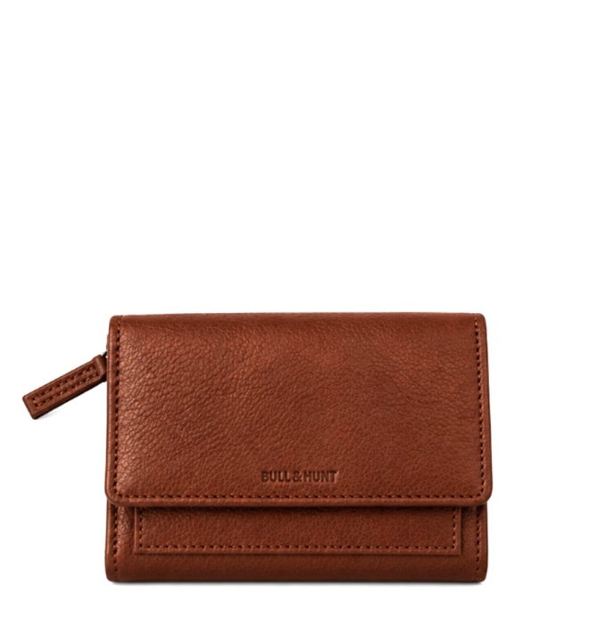 MIDI FLAP WALLET COGNAC